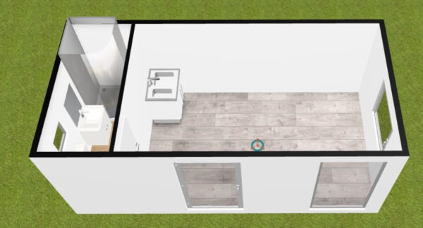 Modulo Container Abitabile di 17 mq