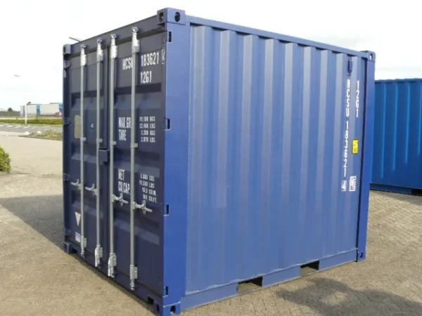 Container standard da 10 piedi blu